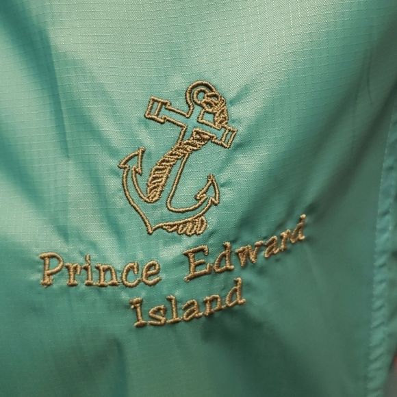 NWT 💕Landway Blue Zip Up Windbreaker Rain Jacket - Picture 11 of 15